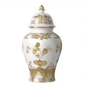 Ginori Oriente Italiano Aurum Potiche Vase - 15"